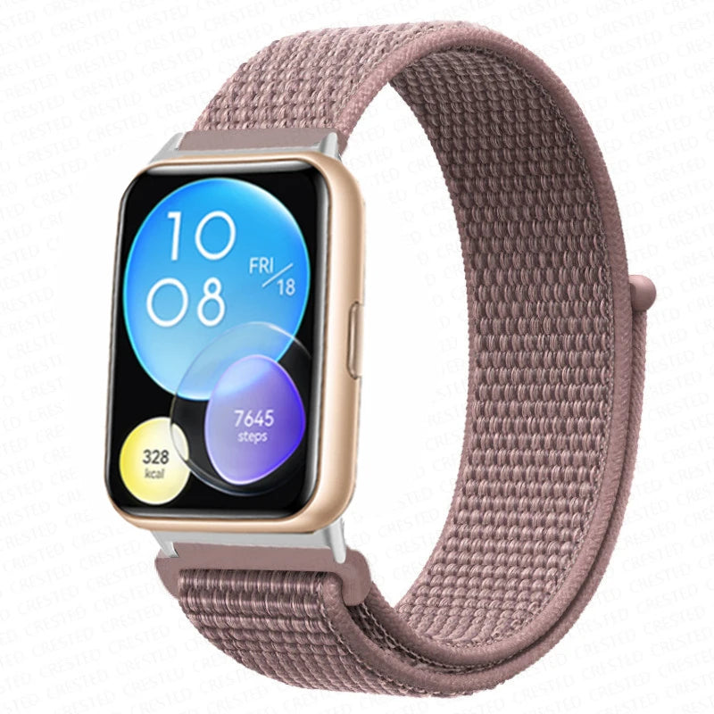Band For Huawei Watch Fit 2 Strap Smart watch Accessories Replacement Wristband nylon Bracelet Correa Huawei Watch fit2 strap