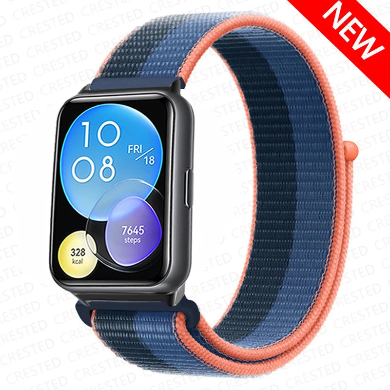 Band For Huawei Watch Fit 2 Strap Smart watch Accessories Replacement Wristband nylon Bracelet Correa Huawei Watch fit2 strap