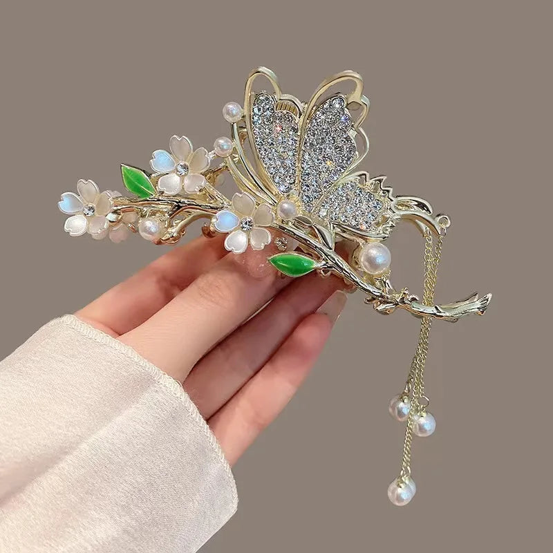 Alloy Hair Clip,Large hair Accessories, Simple hairpin,Thin hair Styling Tools for women