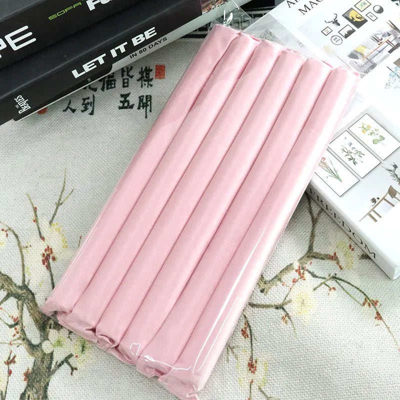 6pcs Heatless Hair Curler No Heat Hair Rollers Soft Curling Rod Headband Sleeping Curls with Wrap Flexi Rods Hair Styling Tools