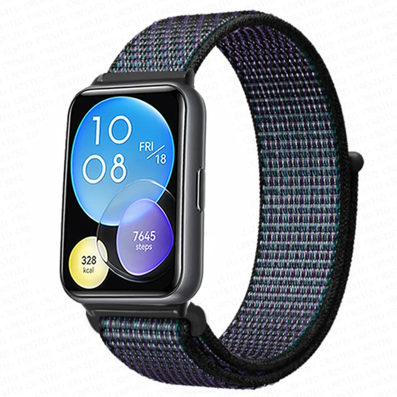 Band For Huawei Watch Fit 2 Strap Smart watch Accessories Replacement Wristband nylon Bracelet Correa Huawei Watch fit2 strap