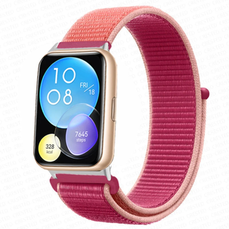 Band For Huawei Watch Fit 2 Strap Smart watch Accessories Replacement Wristband nylon Bracelet Correa Huawei Watch fit2 strap