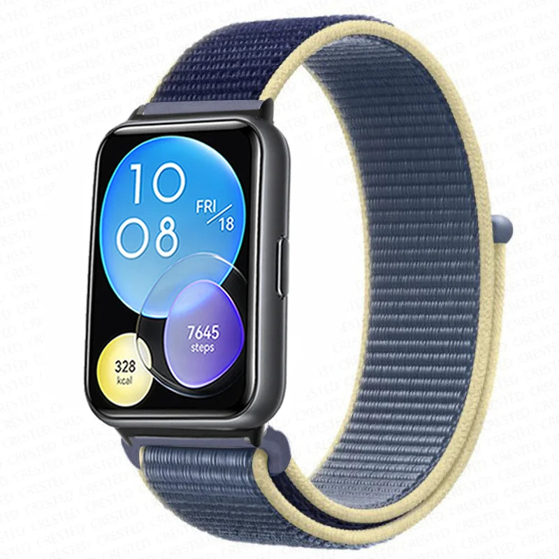 Band For Huawei Watch Fit 2 Strap Smart watch Accessories Replacement Wristband nylon Bracelet Correa Huawei Watch fit2 strap