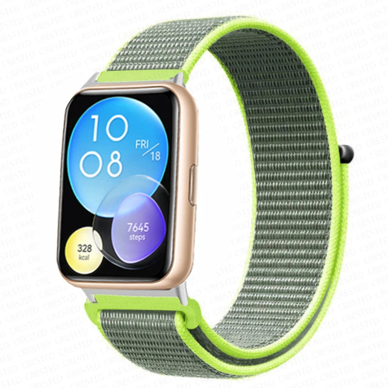 Band For Huawei Watch Fit 2 Strap Smart watch Accessories Replacement Wristband nylon Bracelet Correa Huawei Watch fit2 strap