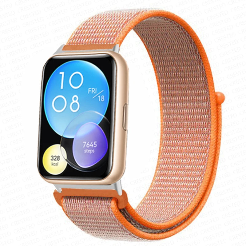 Band For Huawei Watch Fit 2 Strap Smart watch Accessories Replacement Wristband nylon Bracelet Correa Huawei Watch fit2 strap