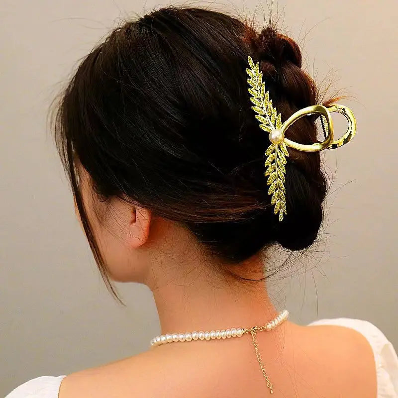 Alloy Hair Clip,Large hair Accessories, Simple hairpin,Thin hair Styling Tools for women
