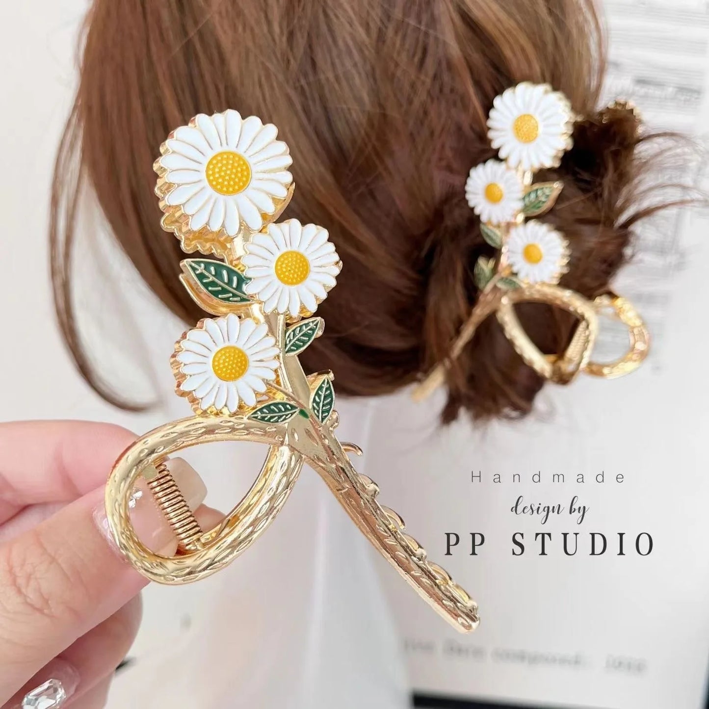 Alloy Hair Clip,Large hair Accessories, Simple hairpin,Thin hair Styling Tools for women