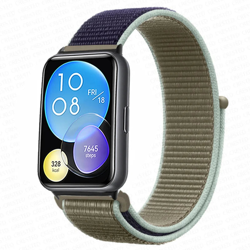 Band For Huawei Watch Fit 2 Strap Smart watch Accessories Replacement Wristband nylon Bracelet Correa Huawei Watch fit2 strap