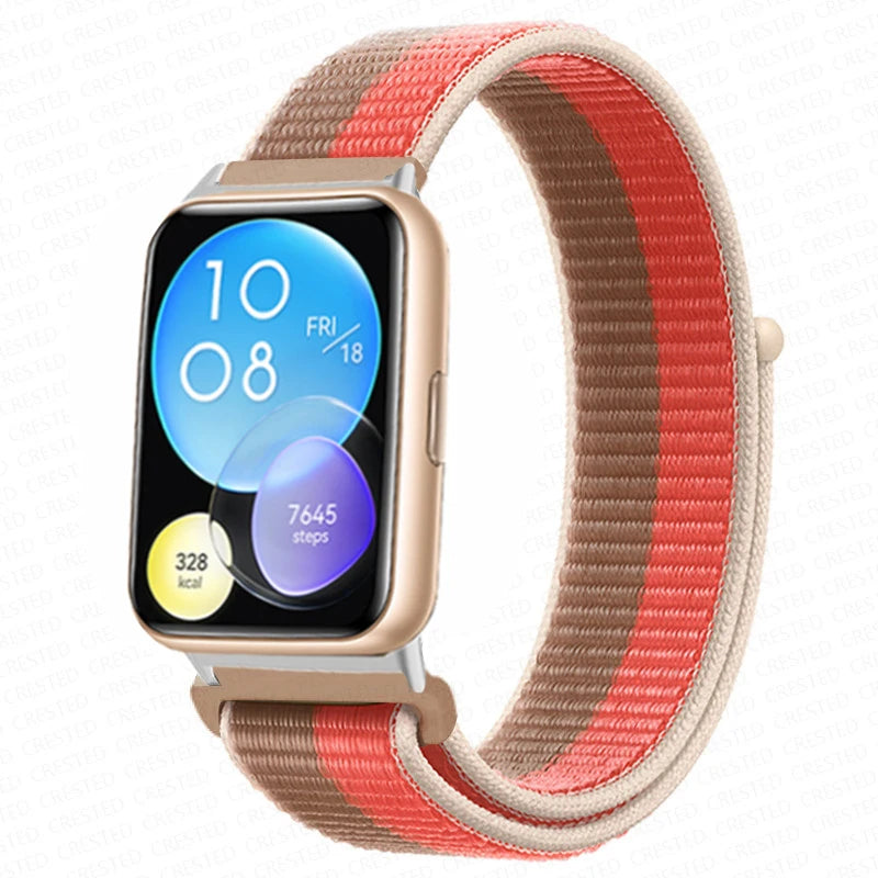 Band For Huawei Watch Fit 2 Strap Smart watch Accessories Replacement Wristband nylon Bracelet Correa Huawei Watch fit2 strap