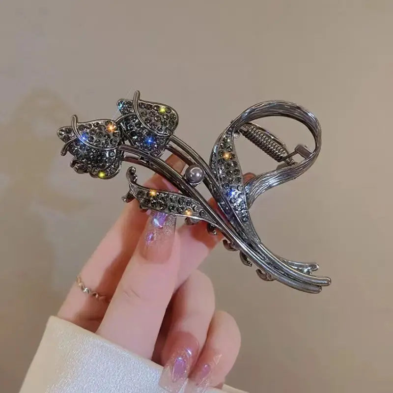 Alloy Hair Clip,Large hair Accessories, Simple hairpin,Thin hair Styling Tools for women