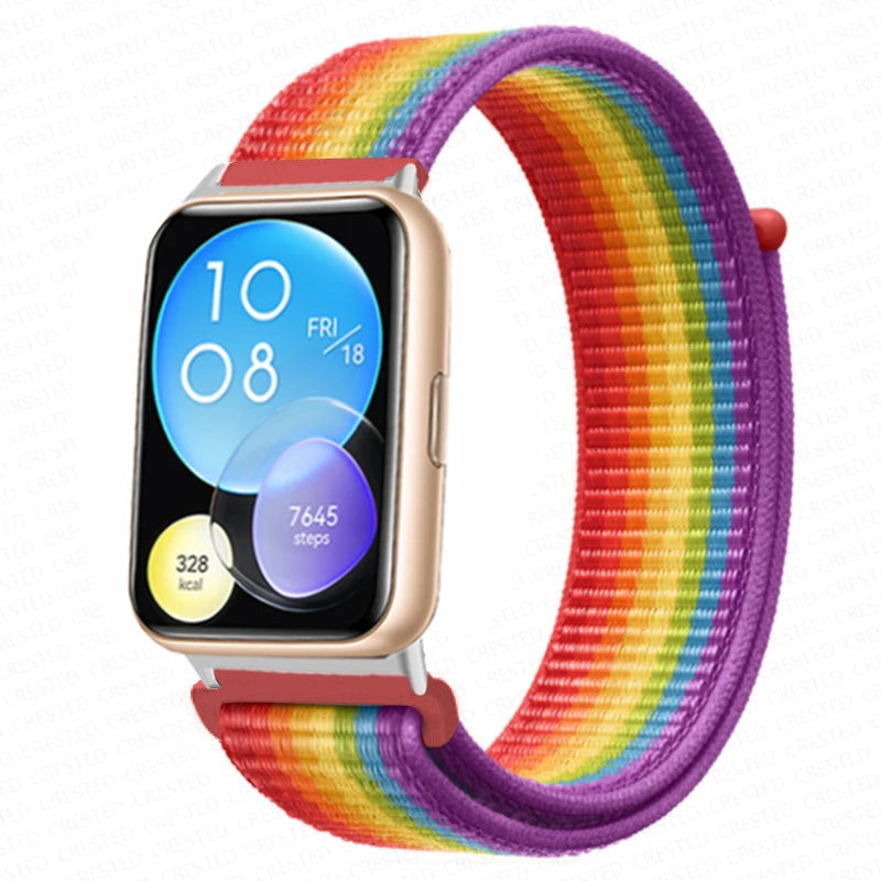 Band For Huawei Watch Fit 2 Strap Smart watch Accessories Replacement Wristband nylon Bracelet Correa Huawei Watch fit2 strap