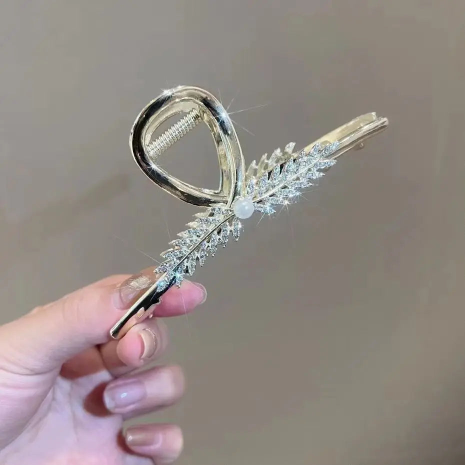 Alloy Hair Clip,Large hair Accessories, Simple hairpin,Thin hair Styling Tools for women