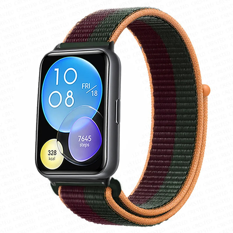 Band For Huawei Watch Fit 2 Strap Smart watch Accessories Replacement Wristband nylon Bracelet Correa Huawei Watch fit2 strap