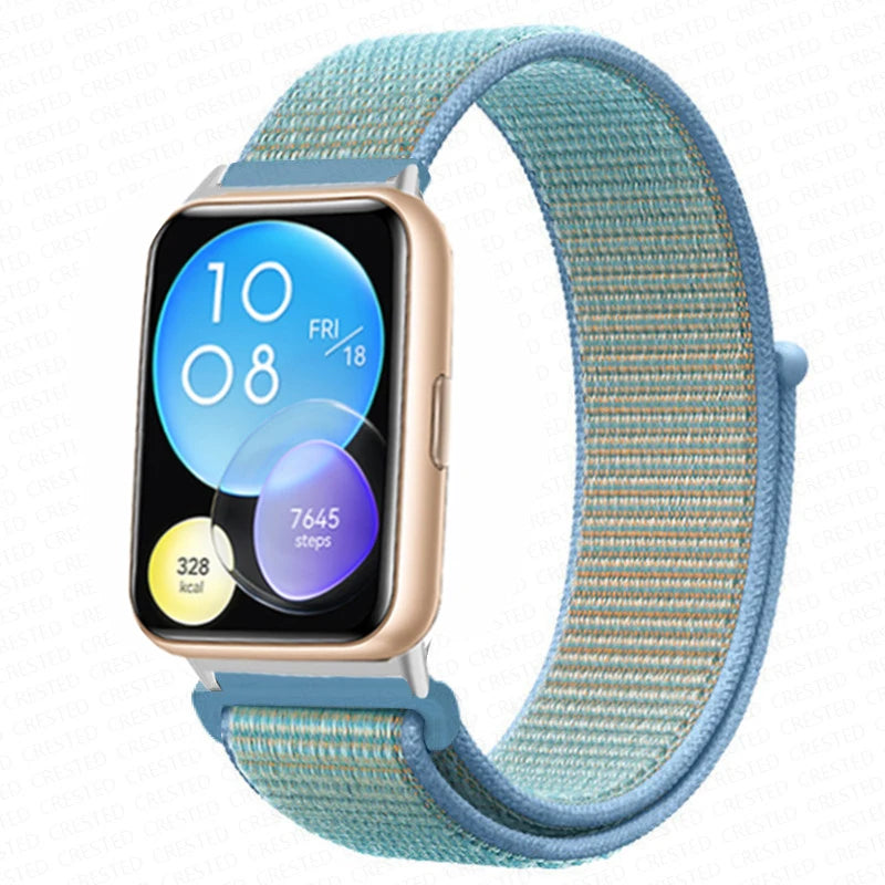 Band For Huawei Watch Fit 2 Strap Smart watch Accessories Replacement Wristband nylon Bracelet Correa Huawei Watch fit2 strap