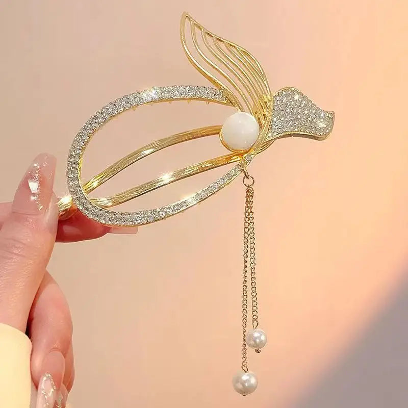 Alloy Hair Clip,Large hair Accessories, Simple hairpin,Thin hair Styling Tools for women