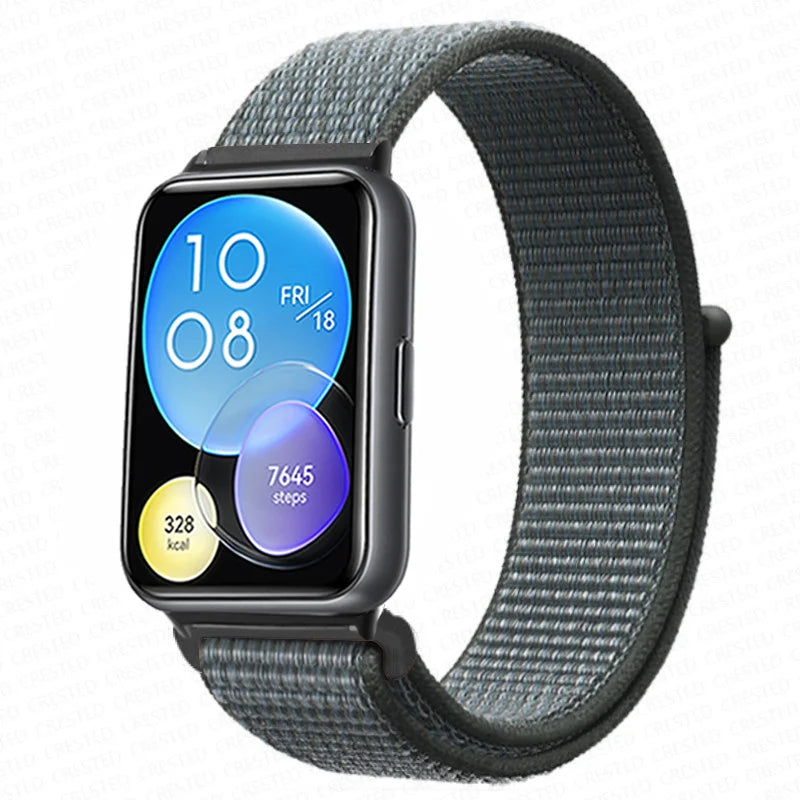 Band For Huawei Watch Fit 2 Strap Smart watch Accessories Replacement Wristband nylon Bracelet Correa Huawei Watch fit2 strap