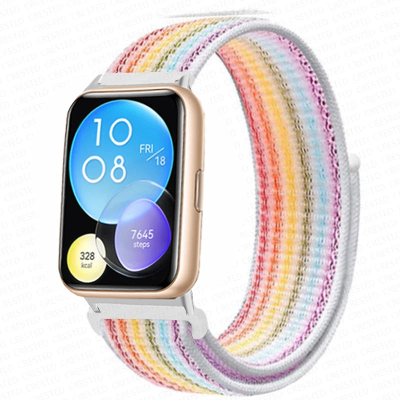 Band For Huawei Watch Fit 2 Strap Smart watch Accessories Replacement Wristband nylon Bracelet Correa Huawei Watch fit2 strap