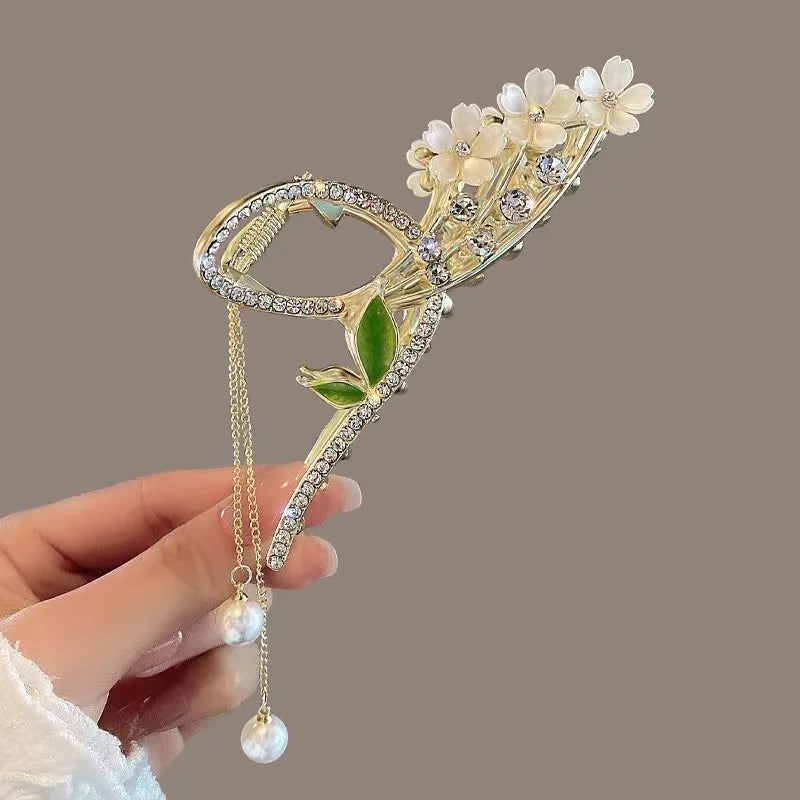 Alloy Hair Clip,Large hair Accessories, Simple hairpin,Thin hair Styling Tools for women