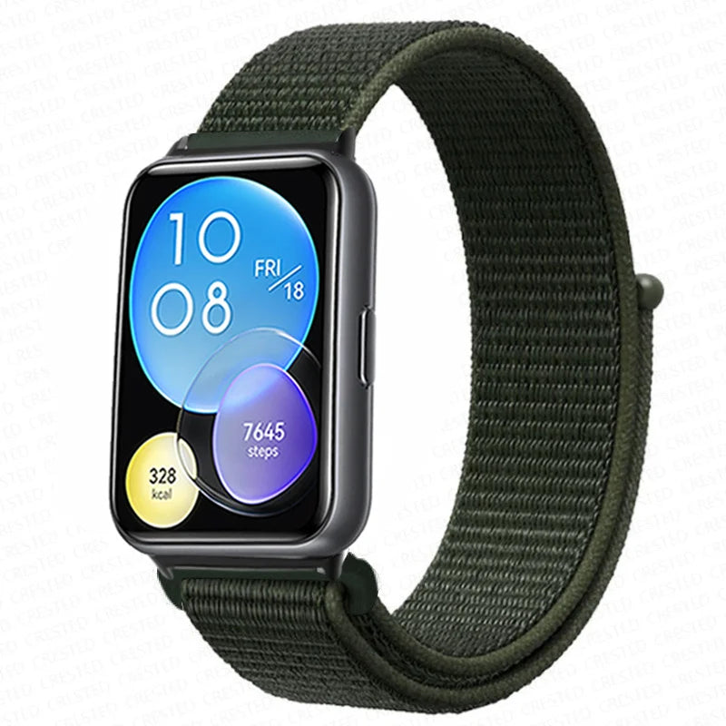 Band For Huawei Watch Fit 2 Strap Smart watch Accessories Replacement Wristband nylon Bracelet Correa Huawei Watch fit2 strap