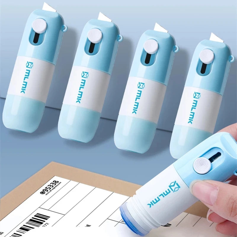 2 In 1 Express Tool Thermal Paper Correction Liquid Package Unpacking Knife Home Office Identity Data Security Protection Liquid