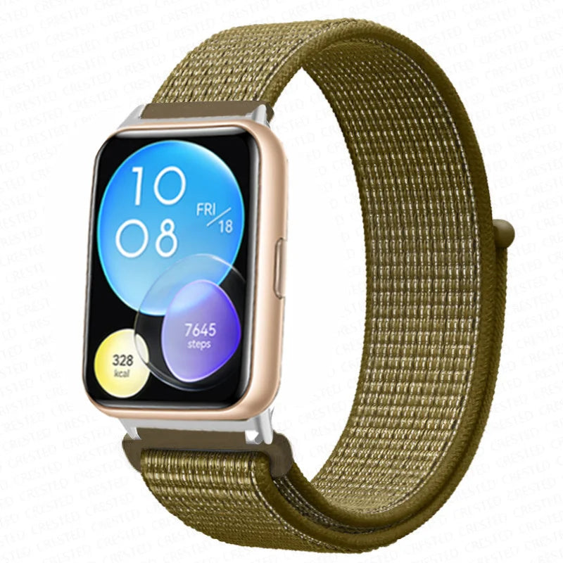 Band For Huawei Watch Fit 2 Strap Smart watch Accessories Replacement Wristband nylon Bracelet Correa Huawei Watch fit2 strap