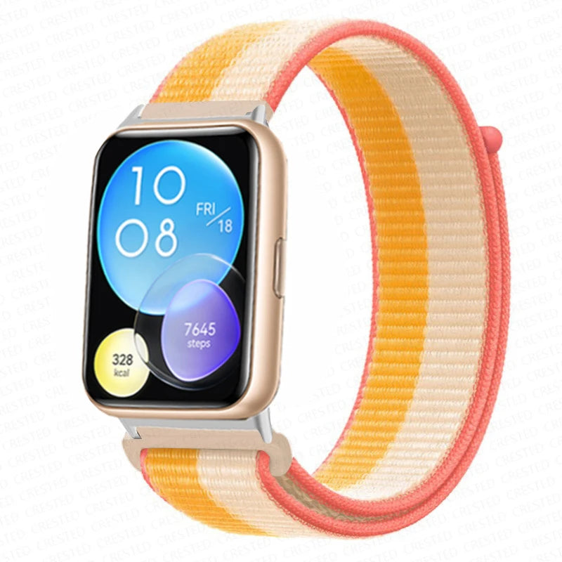Band For Huawei Watch Fit 2 Strap Smart watch Accessories Replacement Wristband nylon Bracelet Correa Huawei Watch fit2 strap
