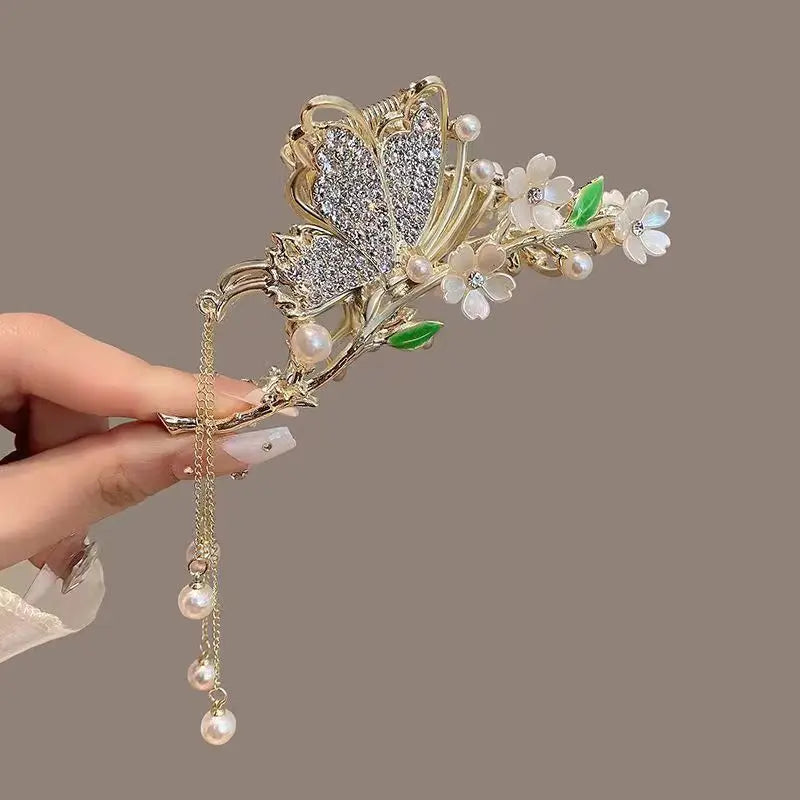 Alloy Hair Clip,Large hair Accessories, Simple hairpin,Thin hair Styling Tools for women