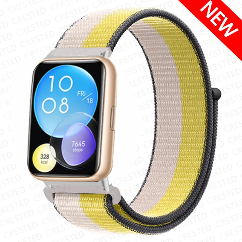 Band For Huawei Watch Fit 2 Strap Smart watch Accessories Replacement Wristband nylon Bracelet Correa Huawei Watch fit2 strap