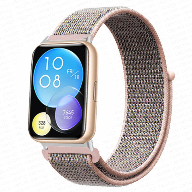 Band For Huawei Watch Fit 2 Strap Smart watch Accessories Replacement Wristband nylon Bracelet Correa Huawei Watch fit2 strap