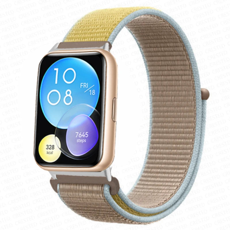 Band For Huawei Watch Fit 2 Strap Smart watch Accessories Replacement Wristband nylon Bracelet Correa Huawei Watch fit2 strap