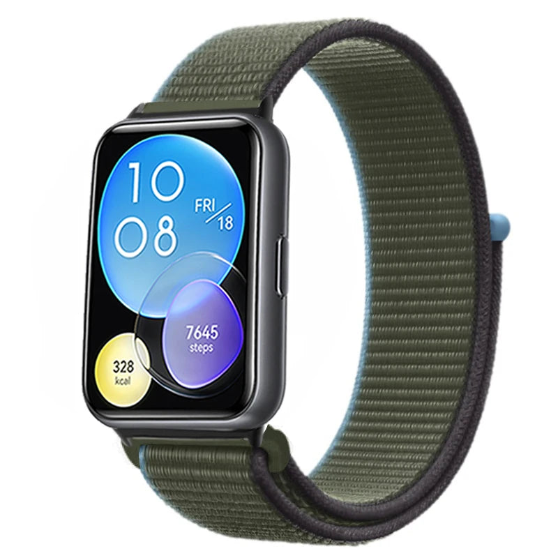 Band For Huawei Watch Fit 2 Strap Smart watch Accessories Replacement Wristband nylon Bracelet Correa Huawei Watch fit2 strap