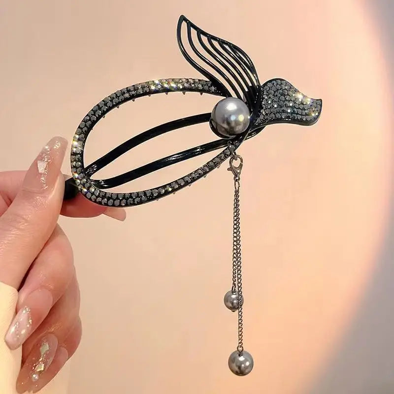 Alloy Hair Clip,Large hair Accessories, Simple hairpin,Thin hair Styling Tools for women