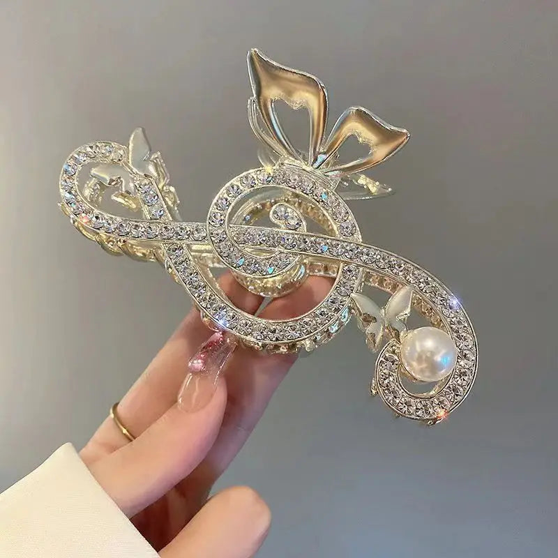 Alloy Hair Clip,Large hair Accessories, Simple hairpin,Thin hair Styling Tools for women