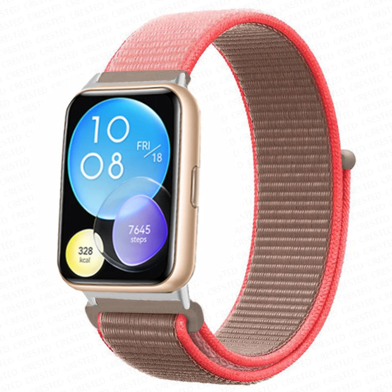 Band For Huawei Watch Fit 2 Strap Smart watch Accessories Replacement Wristband nylon Bracelet Correa Huawei Watch fit2 strap