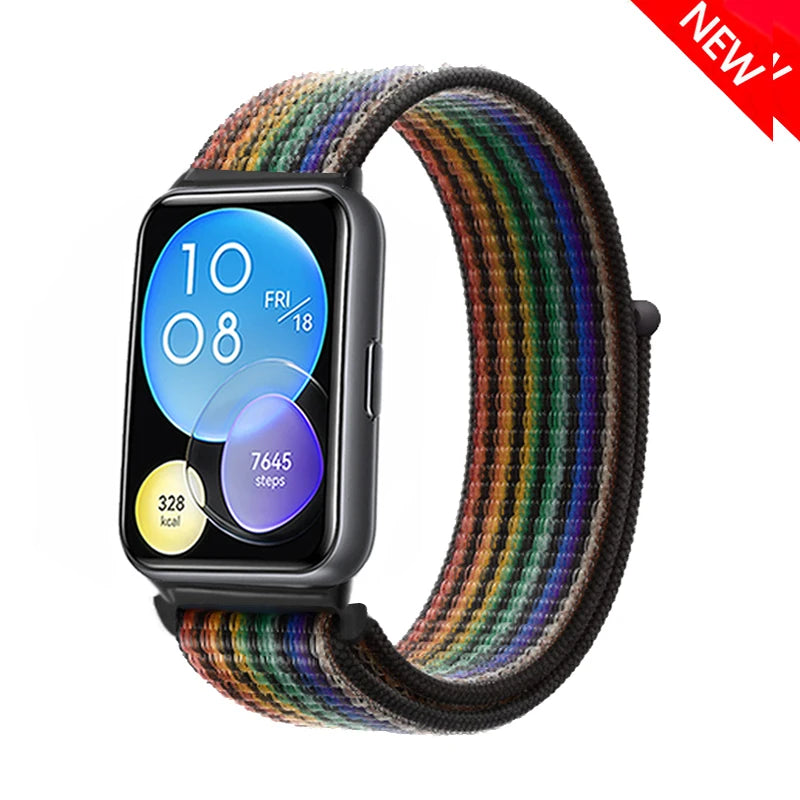 Band For Huawei Watch Fit 2 Strap Smart watch Accessories Replacement Wristband nylon Bracelet Correa Huawei Watch fit2 strap