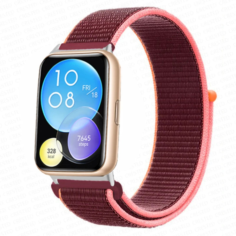 Band For Huawei Watch Fit 2 Strap Smart watch Accessories Replacement Wristband nylon Bracelet Correa Huawei Watch fit2 strap