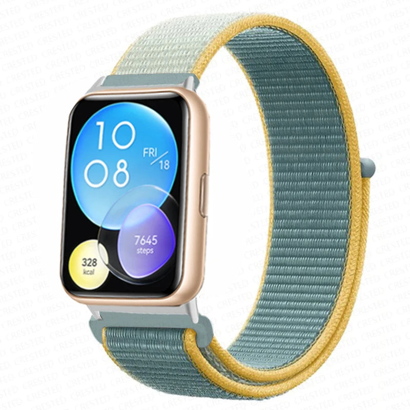 Band For Huawei Watch Fit 2 Strap Smart watch Accessories Replacement Wristband nylon Bracelet Correa Huawei Watch fit2 strap