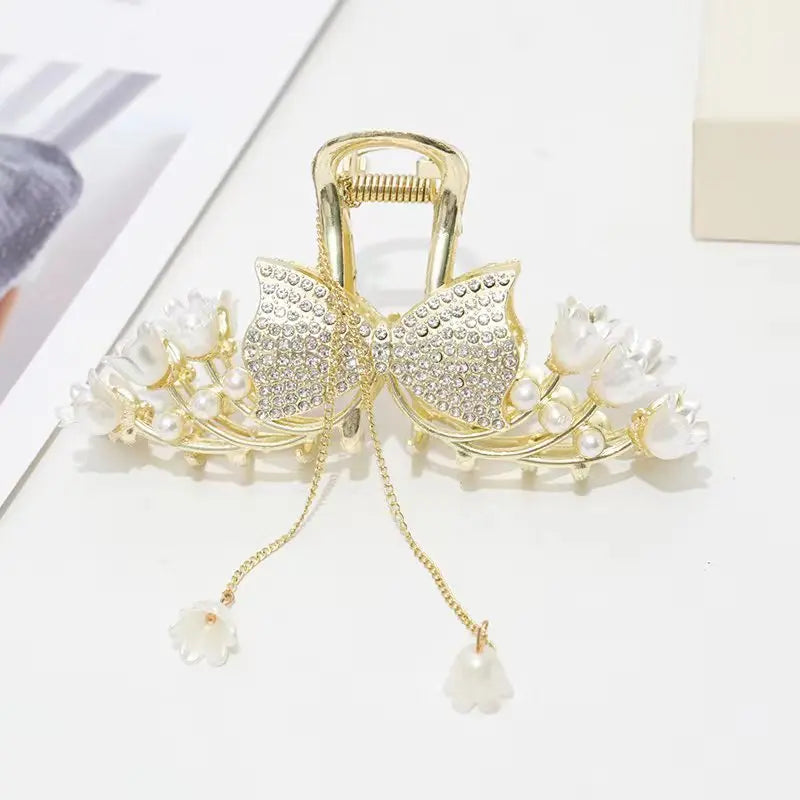 Alloy Hair Clip,Large hair Accessories, Simple hairpin,Thin hair Styling Tools for women