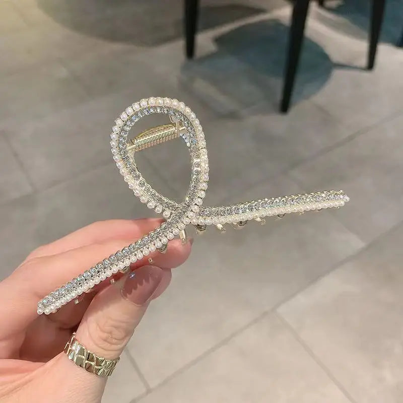 Alloy Hair Clip,Large hair Accessories, Simple hairpin,Thin hair Styling Tools for women