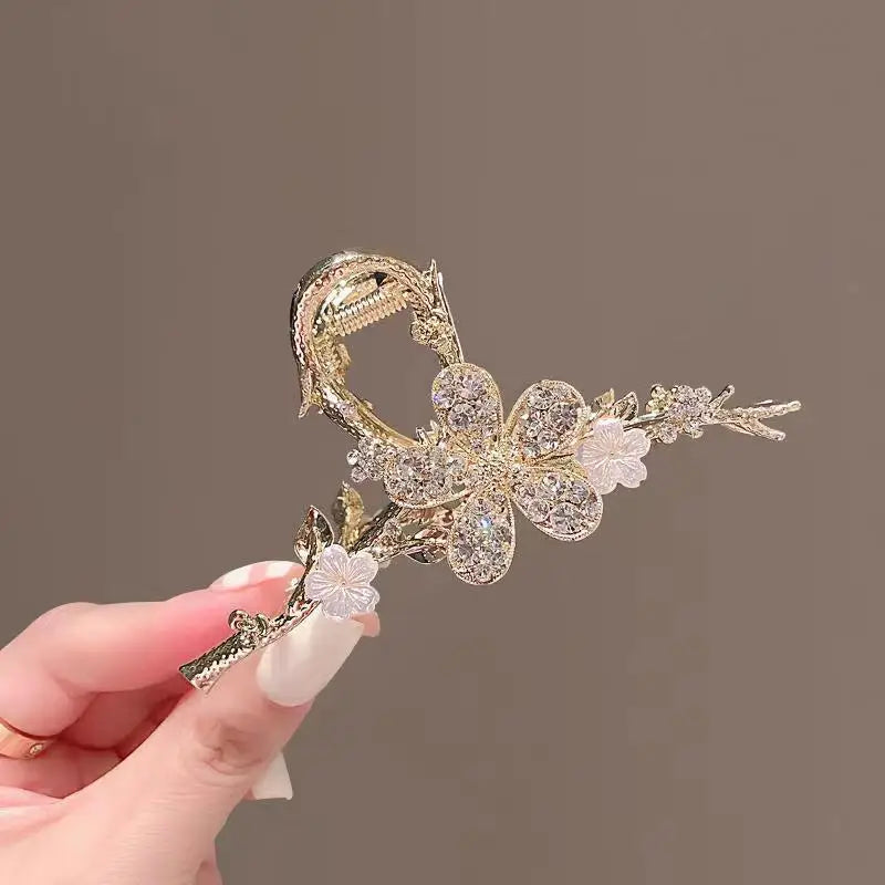 Alloy Hair Clip,Large hair Accessories, Simple hairpin,Thin hair Styling Tools for women