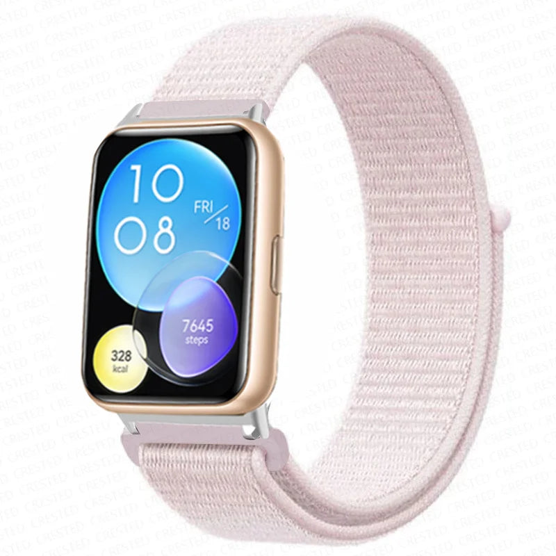 Band For Huawei Watch Fit 2 Strap Smart watch Accessories Replacement Wristband nylon Bracelet Correa Huawei Watch fit2 strap