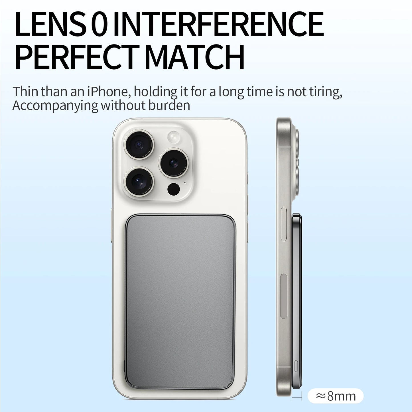 New Ultra thin Alloy Powerbank Magnetic Power Bank Wireless Fast Charger For iPhone 16 15 14 13 12 Backup battery For Magsafe