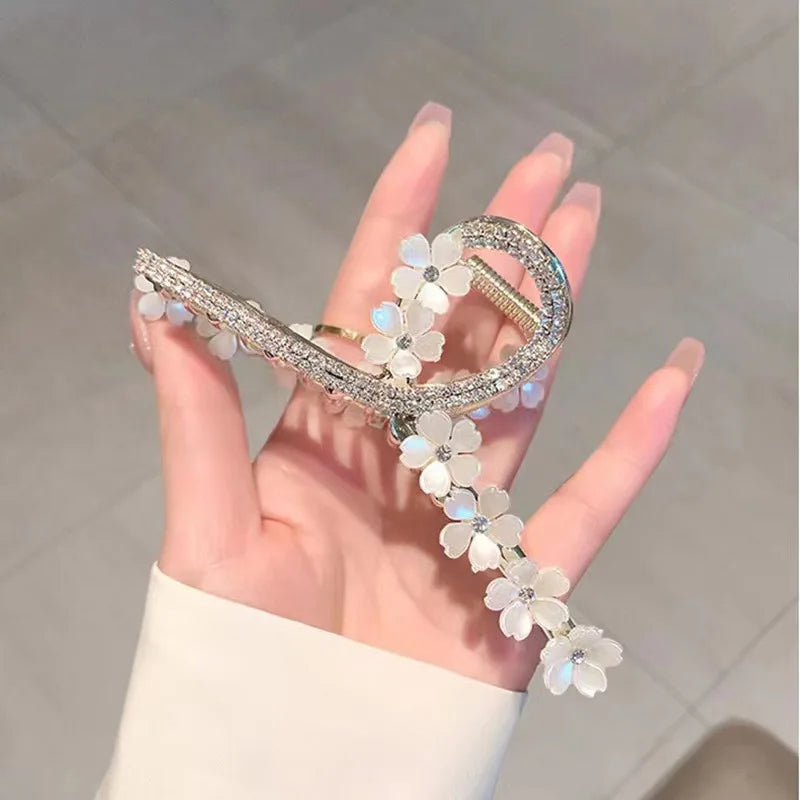 Alloy Hair Clip,Large hair Accessories, Simple hairpin,Thin hair Styling Tools for women
