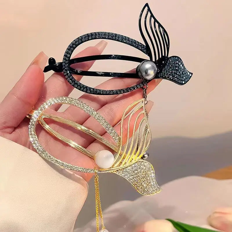 Alloy Hair Clip,Large hair Accessories, Simple hairpin,Thin hair Styling Tools for women