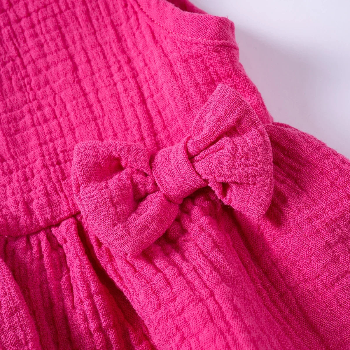 Cute Sleeveless Top Solid Color Shorts 2pcs Summer Girls Bow Tank Top Ruffle Shorts Cotton Comfort Fashion Set 0-5Y