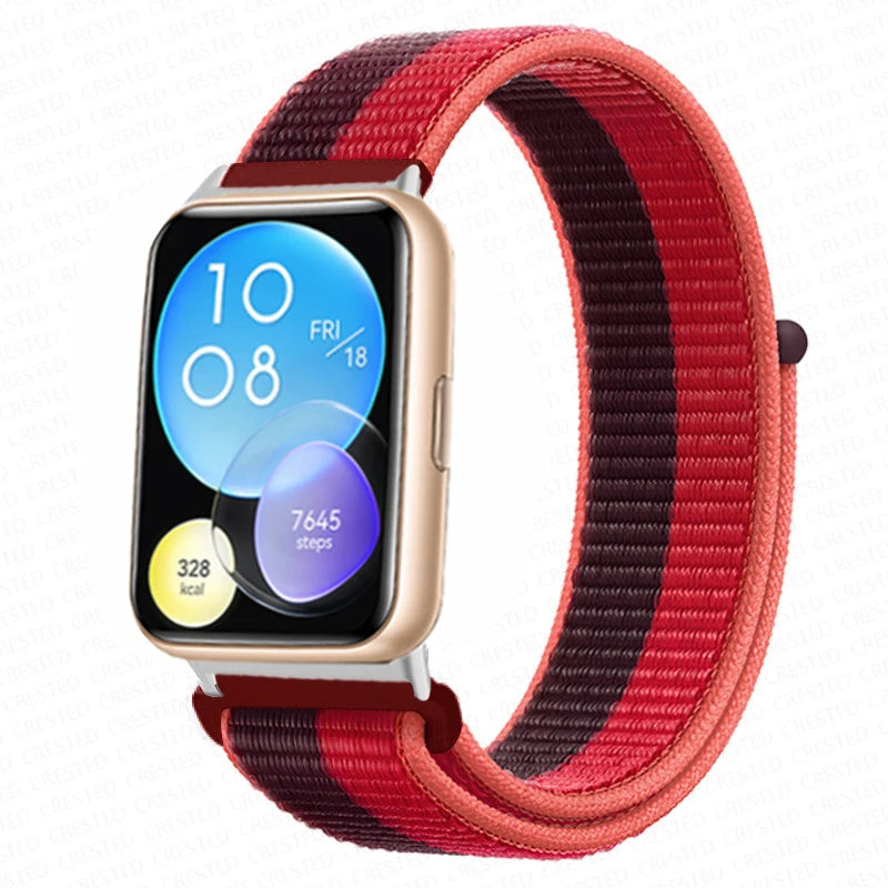 Band For Huawei Watch Fit 2 Strap Smart watch Accessories Replacement Wristband nylon Bracelet Correa Huawei Watch fit2 strap