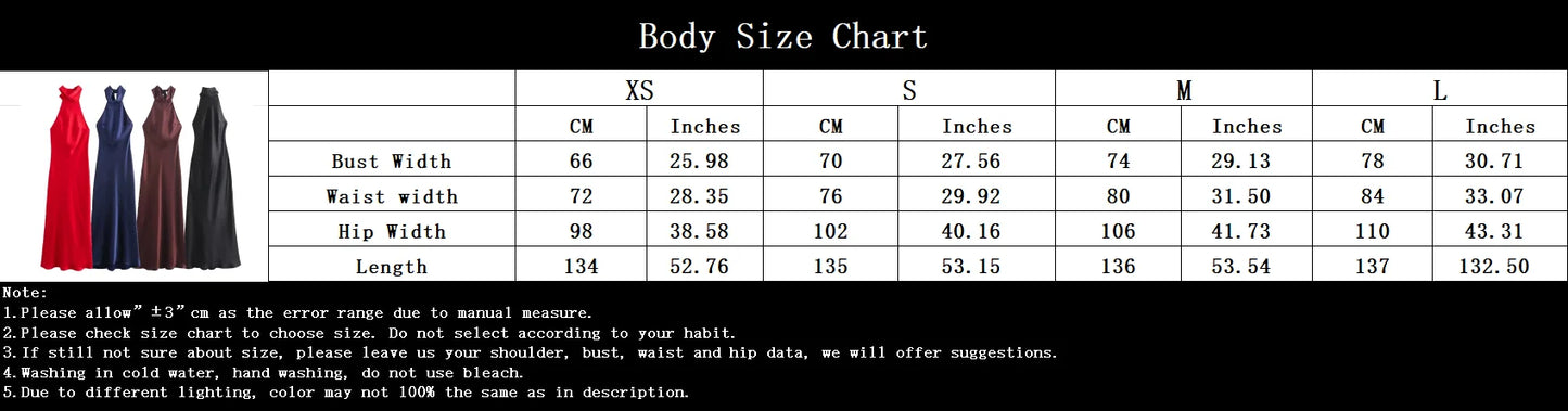 TRAFZA Vintage Casual Chic Solid Women Dress Halter Zipper Beach Long Dress Fashion 2024 Autumn Winter Boho Party Female Dress