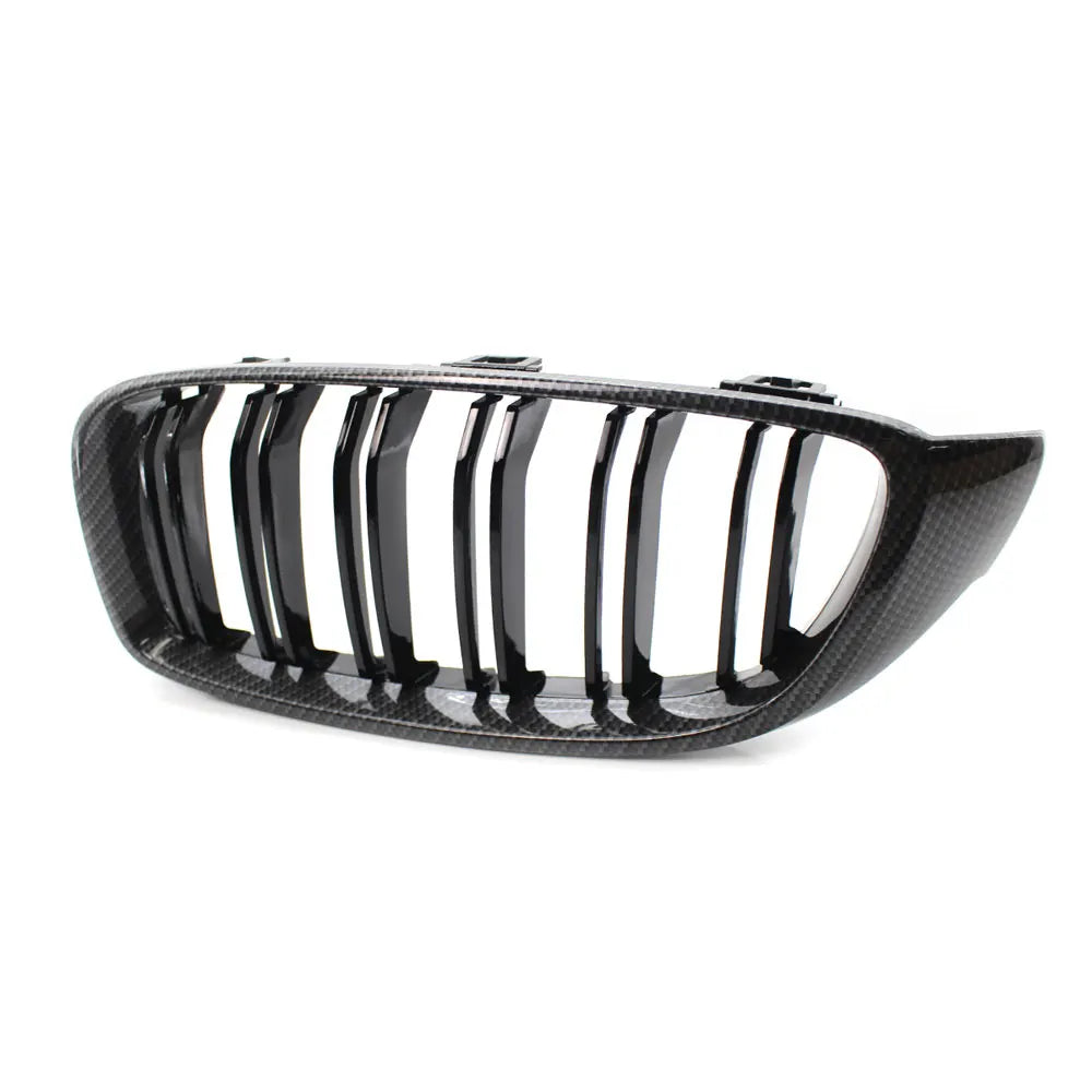 Carbon Fiber A Pair Front Hood Kidney Sport Grill Grille For BMW F32 F33 F36 M3 M4 F80 F82 F83 4-Series 2013 2014 2015 2016-2018