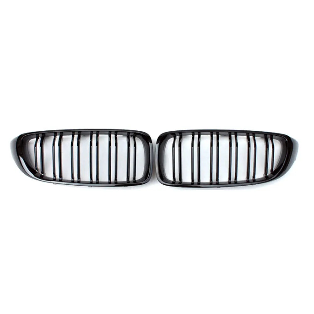 Carbon Fiber A Pair Front Hood Kidney Sport Grill Grille For BMW F32 F33 F36 M3 M4 F80 F82 F83 4-Series 2013 2014 2015 2016-2018