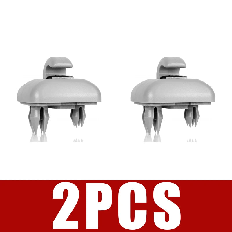 Car Sun Visor Clip Gray Interior Hanger Hook Clip Bracket for Audi A1 A3 S3 A4 S4 Allroad A5 S5 Q3 Q5 8U0857562A 8E0857562